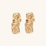 Irregular Square Stud Earrings For Women Tarnish Free Jewelry aretes y accesori por mayor