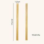 Temperament Brass Gold Color Extra Long Tassel Drop Earrings Women Statement Jewelry - Image 6