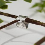 Women's Statement Jewelry Vintage Chunky Hammered Textured Silver Plated Brass Open Adjustable Ring - Image 4