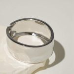 Quality Assurance Wholesale Arm IR Plated Silver Color Zinc Alloy Cuff Bracelets & Bangles - Image 2