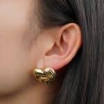 Hypoallergenic earring girls gift waterproof Zinc Alloy earrings jewelry heart shaped oversize stud earrings for party - Image 4