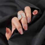 Women's Statement Jewelry Vintage Chunky Hammered Textured Silver Plated Brass Open Adjustable Ring - Image 5