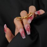 2024 New Design 18K Gold Plated Brass Ring for Women Adjustable Size with Knot Bow Fashion Ring - Image 2