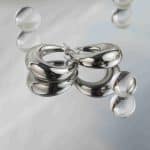 Premium High-End Chunky Charm Waterproof Stainless Steel U Shape Hoop Earrings - Image 2