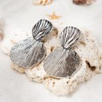 2024 New Trendy Oceanic Design Shell Shape Brass Drop Earrings for Women Party Accessories - Image 2