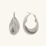 Quality Assurance Hot Selling Fashion Earrings Waterproof Multi-Layers Stainless Steel Hoop Earrings For Women And Girls