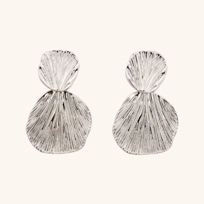 2024 New Trendy Oceanic Design Shell Shape Brass Drop Earrings for Women Party Accessories - Image 1