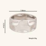 Quality Assurance Wholesale Arm IR Plated Silver Color Zinc Alloy Cuff Bracelets & Bangles - Image 6