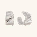 Brass studs Design temperament Irregularly textured stud earrings For Women Valentine's day and Mother's Day Gift