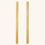 Temperament Brass Gold Color Extra Long Tassel Drop Earrings Women Statement Jewelry