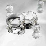 Fashion Jewelry Glossy Chunky U Shape Vintage Brass Hoop Earring in Silver for Women Jewelry - Image 2