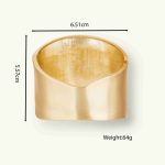 Fashion Jewelry Vintage Exaggerated Wide Arm Metal Cuff Bracelets & Bangles for Women Jewelry Wholesale - Image 5