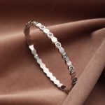 Silver Hexa Bangle – Cool Vibes, Stainless Steel Style - Image 5