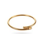 Gold Snake Chain Stainless Steel Bangle – Sleek Modern Minimalism